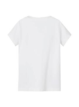 T-Shirt Name It Fefa Blanc pour Fille