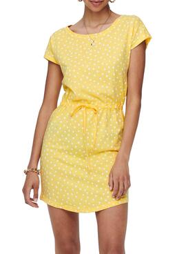 Robe Only May Life Jaune pour Femme