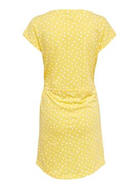 Robe Only May Life Jaune pour Femme