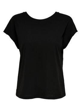 T-Shirt Only Ama Life Noire pour Femme
