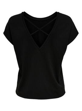 T-Shirt Only Ama Life Noire pour Femme
