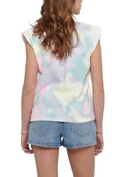 T-Shirt Only Amy Padded Multicolore pour Femme