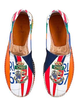 Espadrilles Polo Ralph Lauren Washed Orange Homme