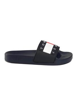 Flip flops Tommy Jeans Essential Noire pour Femme