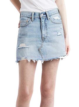 Jupe Levis Deconstructed Bleu Femme