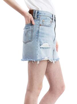 Jupe Levis Deconstructed Bleu Femme