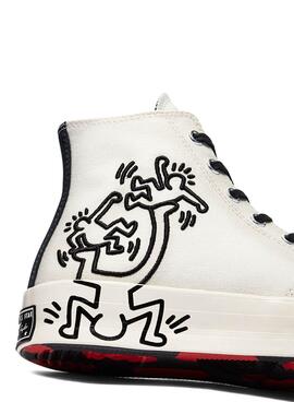 Baskets Converse x Keith Haring Chuck'70 Blanc