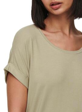 T-Shirt Only Moster Vert pour Femme