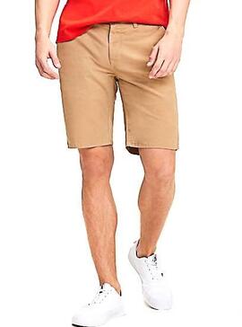 Short Tommy Jeans Essential Chino Marron Homme 