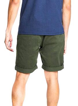Short Tommy Jeans Essential Chino Vert Homme