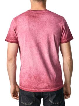 T-Shirt Pepe Jeans West Sir New Rosa pour Homme