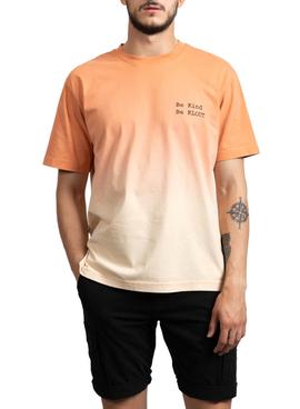 T-Shirt Klout Dip Dye Naranja pour Homme et Femme