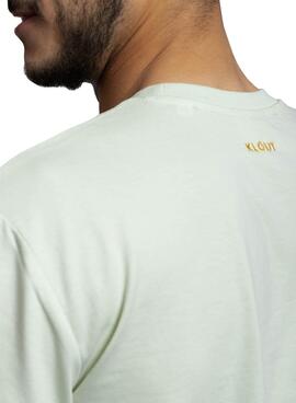 T-Shirt Basic Klout Vert pour Homme et Femme