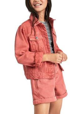 Veste Pepe Jeans Everly Rouge pour Fille