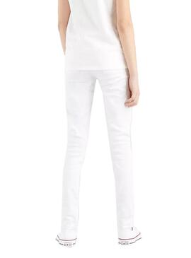Jeans Levis 710 Skinny Blanc pour Fille
