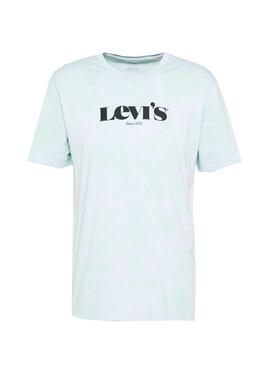 T-Shirt Levis Relaxed Fit Logo Bleu pour Homme