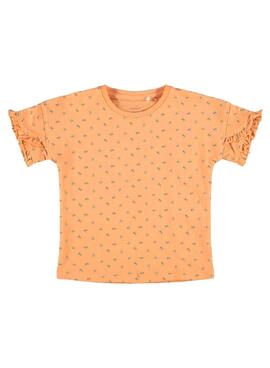 T-Shirt Name It Jamilia Orange pour Fille
