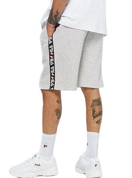 Short Fila Tristan Gris Homme