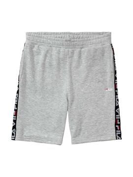 Short Fila Tristan Gris Homme