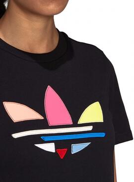 T-Shirt Adidas Adicolor Shattered Noir Femme