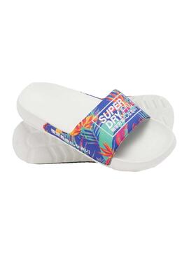 Flip flops Superdry Volley Pool Blanc pour Homme