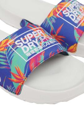 Flip flops Superdry Volley Pool Blanc pour Homme