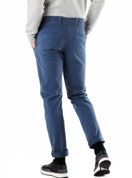 Pantalon Dockers Alpha Khaki 360 Bleu Homme