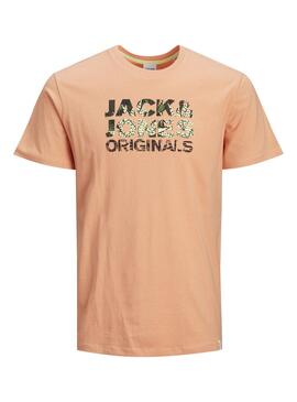 T-Shirt Jack & Jones Corail Sokkulent Homme