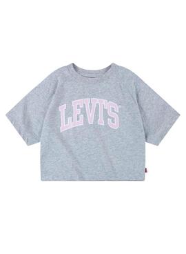 T-Shirt Levis University Gris pour Fille