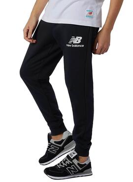 Pantalon New Balance Logo de pile Noire Homme