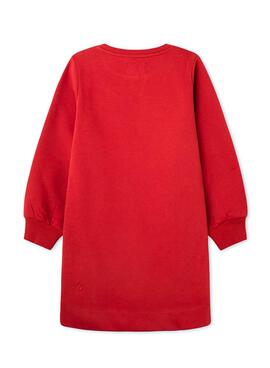 Robe Pepe Jeans Gea Rouge pour Fille