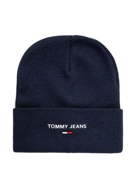 Chapeau Tommy Jeans Sport Logo Bleu marine pour Homme