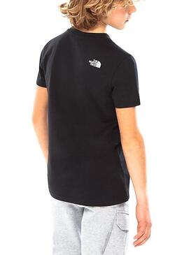 T-Shirt The North Face Simple Noire pour Garçons