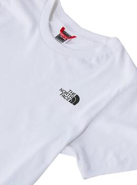 T-Shirt The North Face Simple Blanc pour Garçons