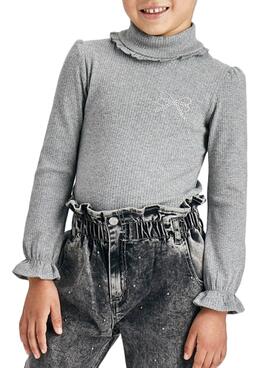 Pull Mayoral Canal Swan Gris pour Fille