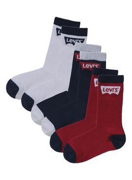 Pack Chaussettes Levis Batwing Ribbed 