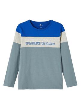 T-Shirt Name It Nesmir Bleu pour Garçon