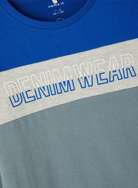 T-Shirt Name It Nesmir Bleu pour Garçon