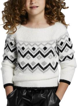 Pull Mayoral Jacquard pour Fille