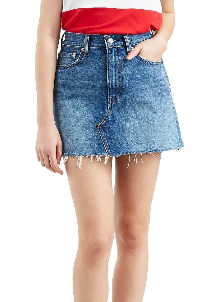 Jupe Levis Deconstructed Bleu Femme