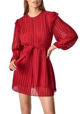 Robe Pepe Jeans Coline Rouge pour Femme