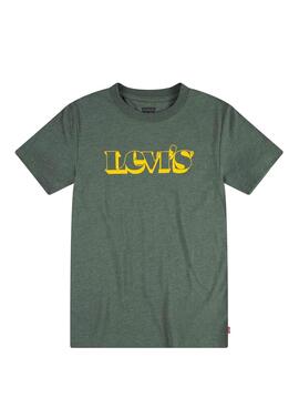 T-Shirt Levis Graphic Vert pour Garçon