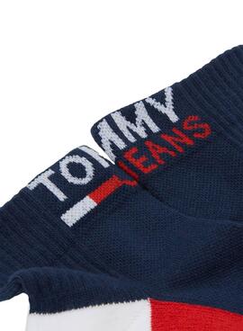 Chaussettes Tommy Jeans Pack 2 Bleu Marine Unisexe