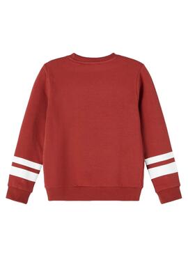 Sweat Name It Minnie Rouge pour Fille