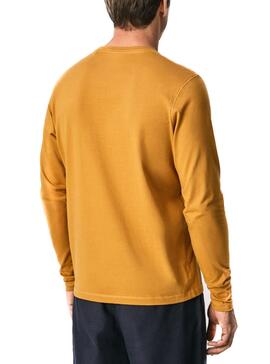T-Shirt Pepe Jeans Sebastian Moutarde pour Homme