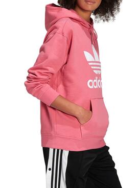 Sweat Adidas Trf Hoodie Rose pour Femme