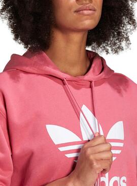 Sweat Adidas Trf Hoodie Rose pour Femme