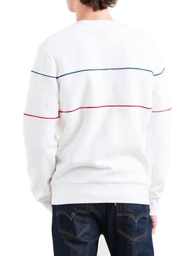 Sweat Levis Reflective équipage homme blanc