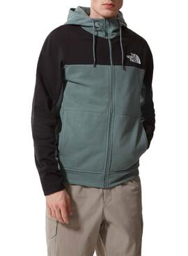 Sweat The North Face Himalayan Zip Vert Homme