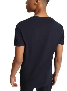T-Shirt Napapijri Salis Basica Bleu Marine pour Garçon